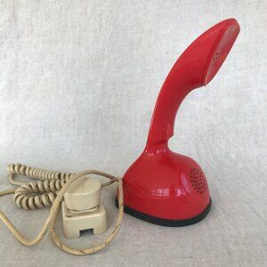 MCM Ericofon Cobra Mandarin Red Rotary telephone